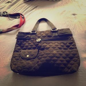 Vera Bradley brown satchel